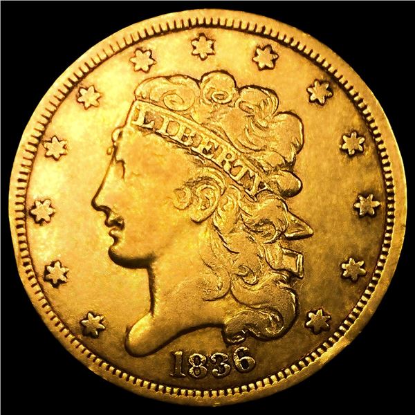 1836 $5 Gold Half Eagle