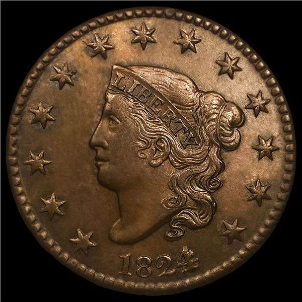 1824/2 Coronet Head Large Cent