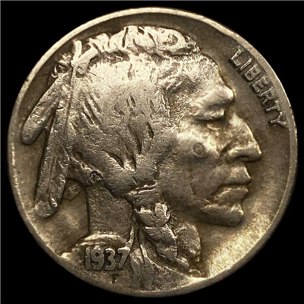 1937-D 3 Leg Buffalo Nickel