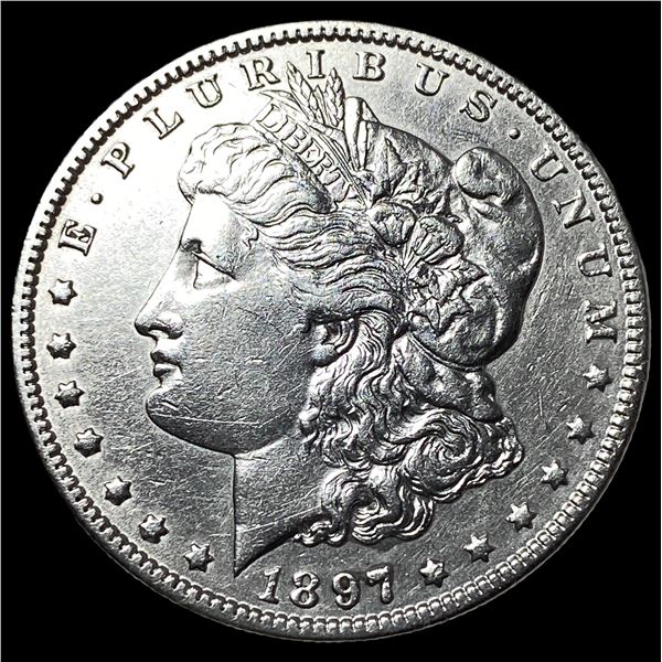 1897-O Silver Morgan Dollar NEARLY  UNCIRCULATED