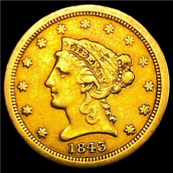 1843-O $2.50 Gold Quarter Eagle