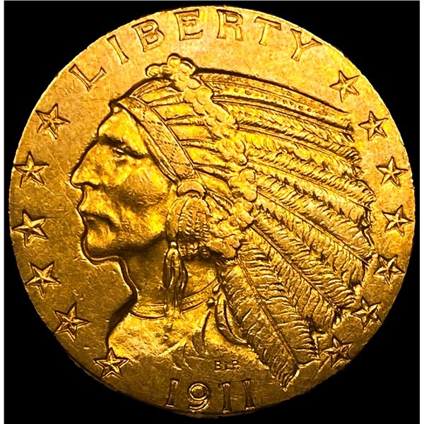 1911-S $5 Gold Half Eagle