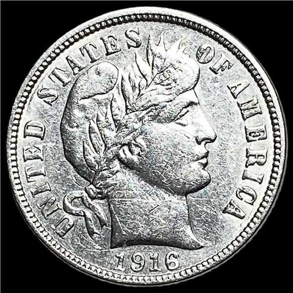1916 Silver Barber Dime UNCIRCULATED