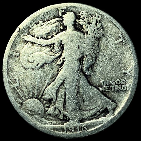 1916 Walking Liberty Half Dollar LIGHTLY  CIRCULATED