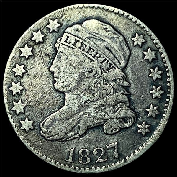1827 Silver Capped Bust Dime NEARLY  UNCIRCULATED