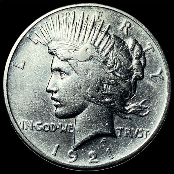 1921 Silver Peace Dollar CHOICE AU