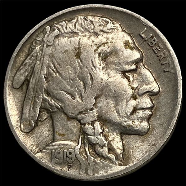 1919-D Buffalo Nickel NEARLY UNCIRCULATED