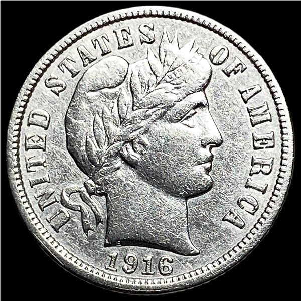 1916 Silver Barber Dime CLOSELY UNCIRCULATED