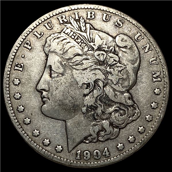 1904-S Silver Morgan Dollar NEARLY  UNCIRCULATED