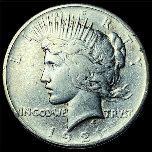 1921 Silver Peace Dollar NEARLY UNCIRCULATED