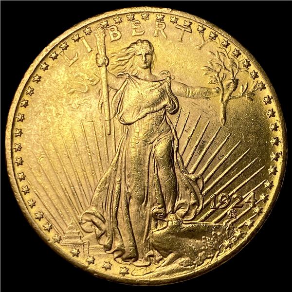 1924 Gold $20 Saint-Gaudens Double Eagle  UNCIRCULATED
