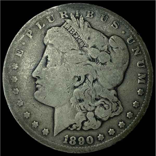 1890-S Silver Morgan Dollar LIGHTLY  CIRCULATED