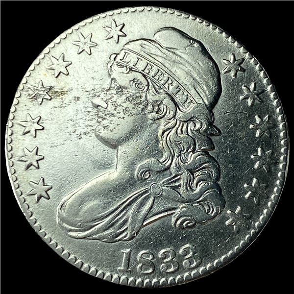 1833 Silver Capped Bust Half Dollar UNCIRCULATED