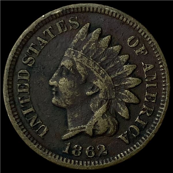 1862 Indian Head Cent NEARLY UNCIRCULATED