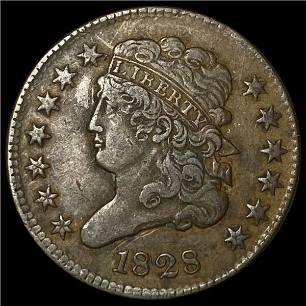 1828 Classic Head Half Cent NEARLY  UNCIRCULATED