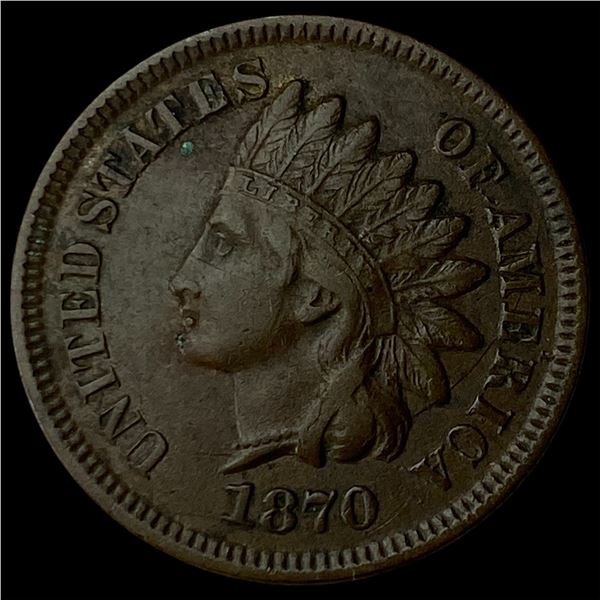 1870 Indian Head Cent CLOSELY UNCIRCULATED