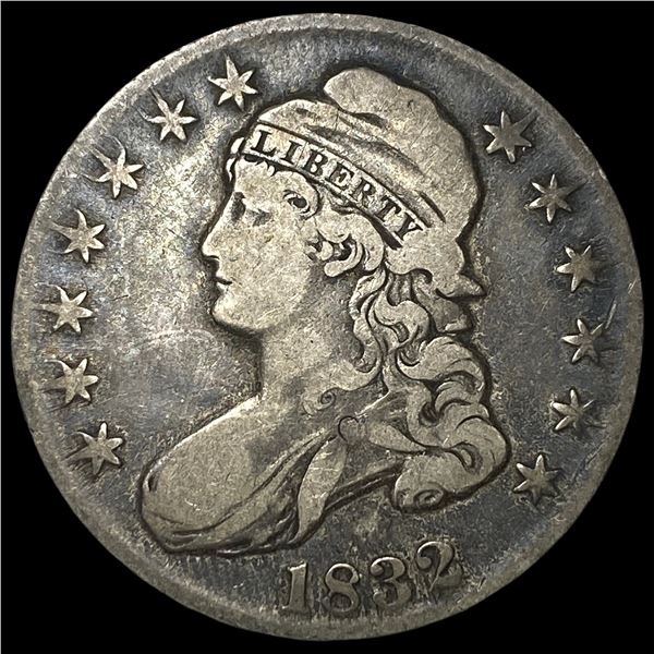 1832 Capped Bust Half Dollar LIGHTLY  CIRCULATED