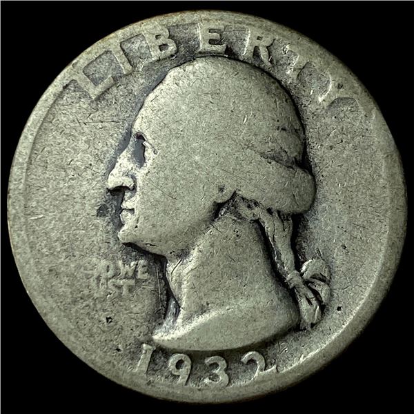 1932-D Silver Washington Quarter LIGHTLY  CIRCULATED