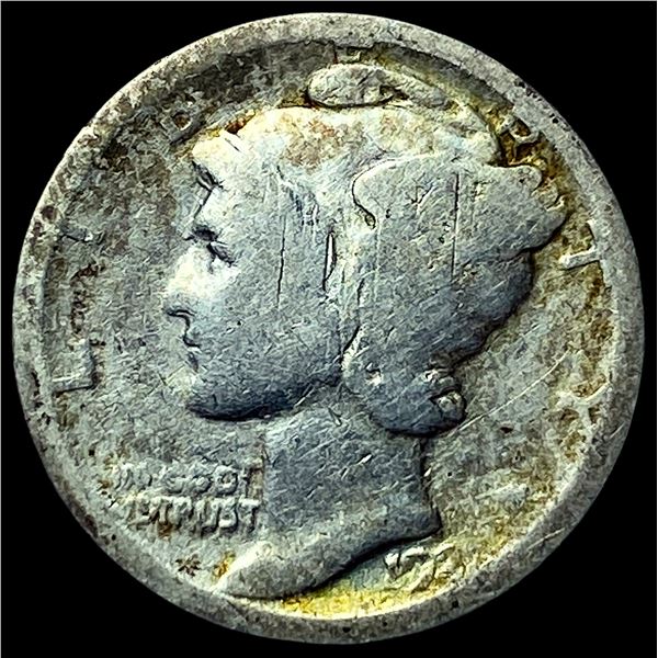 1921 Silver Mercury Dime NICELY CIRCULATED