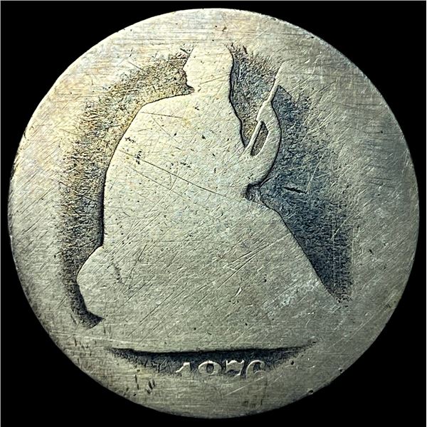 1876-S Silver Seated Liberty Quarter NICELY  CIRCULATED