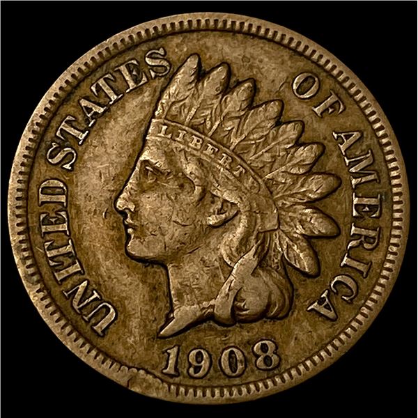 1908-S Indian Head Cent NEARLY UNCIRCULATED