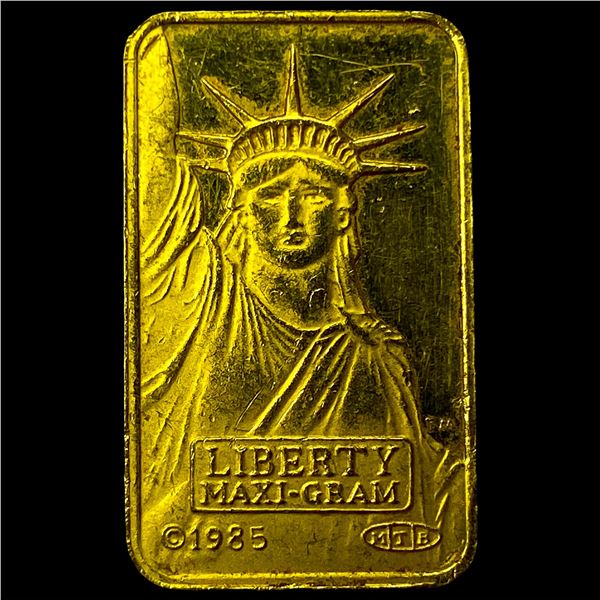 1985 Credit Suisse 5g Gold Bar 999.9 Fine  HIGH GRADE