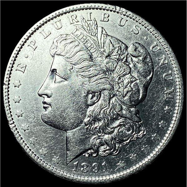 1891-O Silver Morgan Dollar CHOICE AU