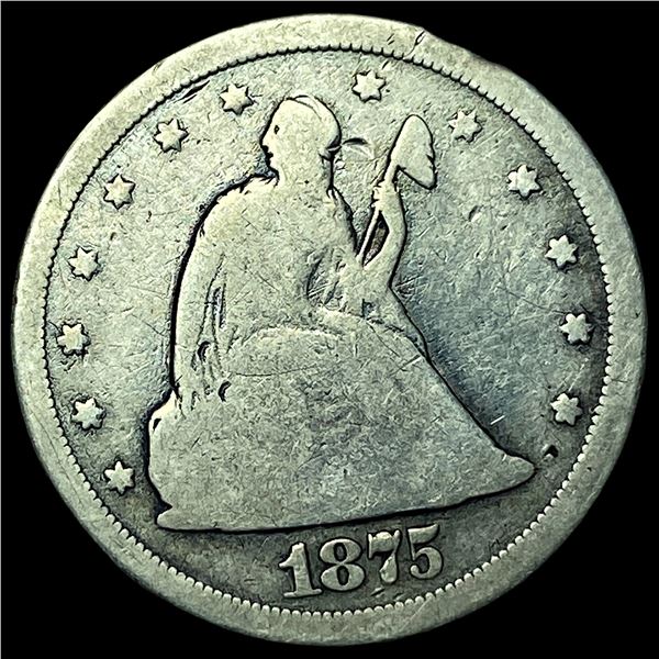 1875-S Seated Liberty Half Dollar LIGHTLY  CIRCULATED