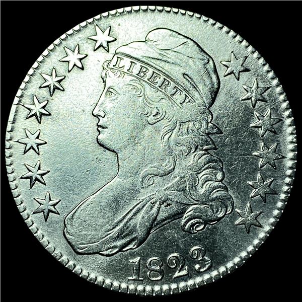 1823 Capped Bust Half Dollar CLOSELY  UNCIRCULATED