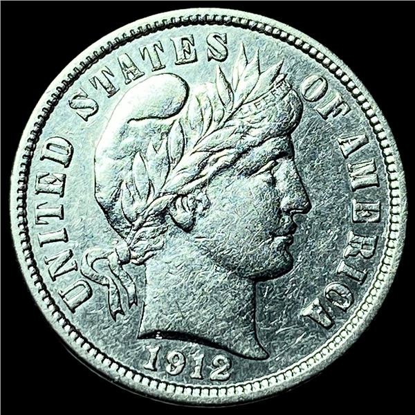 1912-S Silver Barber Dime CLOSELY  UNCIRCULATED