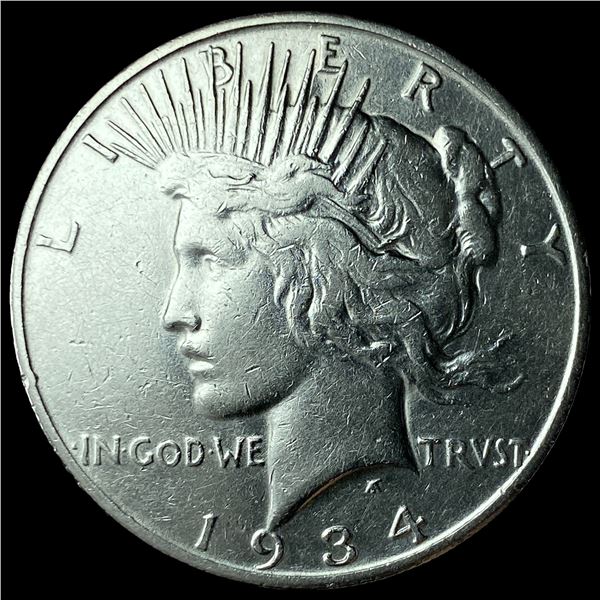 1934-S Silver Peace Dollar UNCIRCULATED