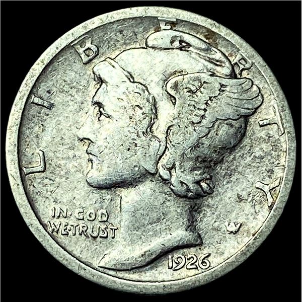 1926-S Silver Mercury Dime NEARLY  UNCIRCULATED
