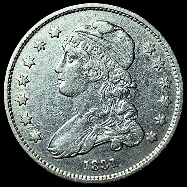 1831 Capped Bust Silver Quarter CLOSELY  UNCIRCULATED