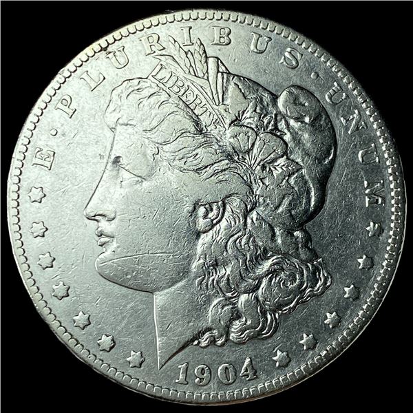 1904-S Silver Morgan Dollar NEARLY  UNCIRCULATED