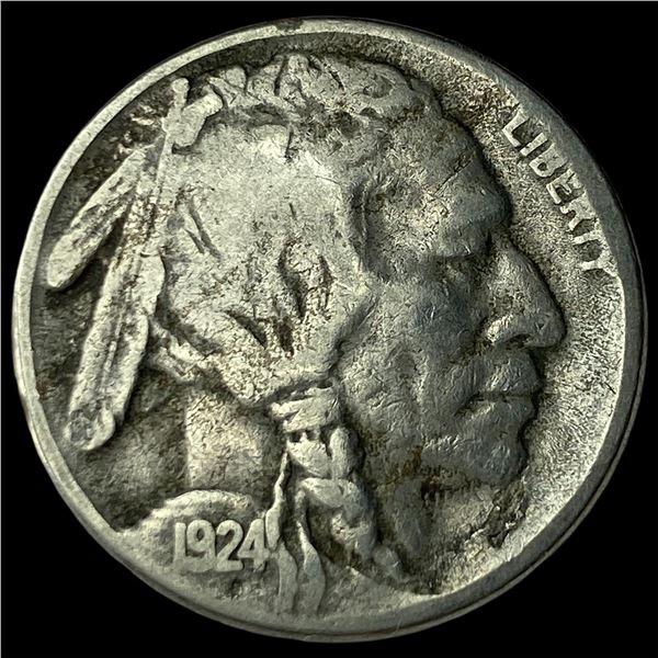 1924-S Buffalo Nickel NEARLY UNCIRCULATED