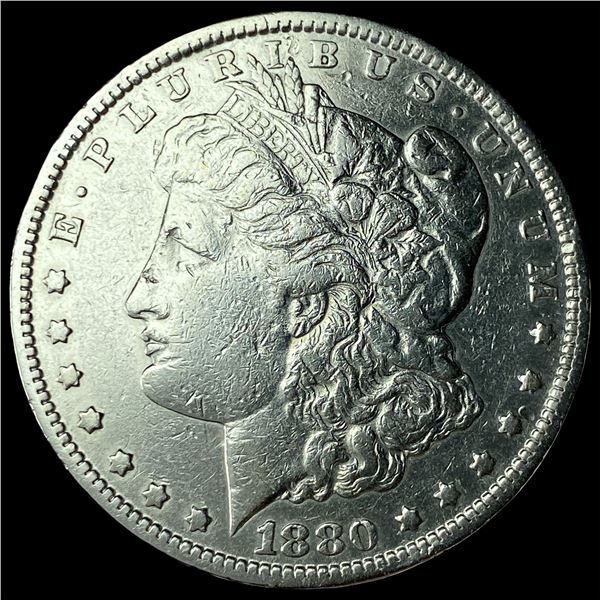 1880-CC Morgan Silver Dollar NEARLY UNCIRCULATED