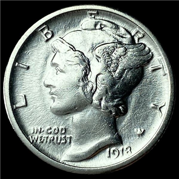 1918-S Silver Mercury Dime UNCIRCULATED