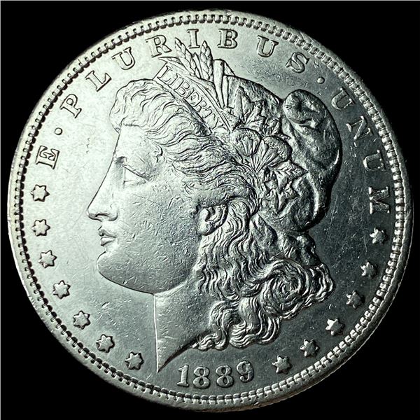 1889-S Silver Morgan Dollar CHOICE AU