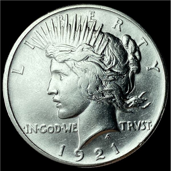 1921 Silver High Relief Peace Dollar UNCIRCULATED