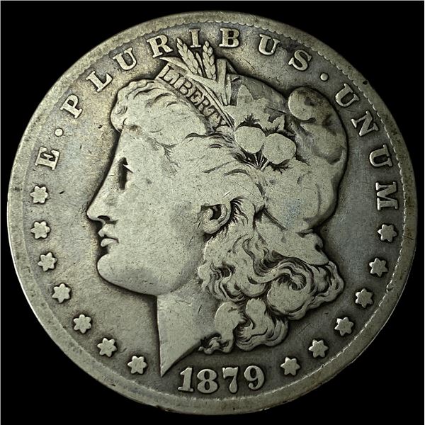 1879-CC Silver Morgan Dollar LIGHTLY  CIRCULATED