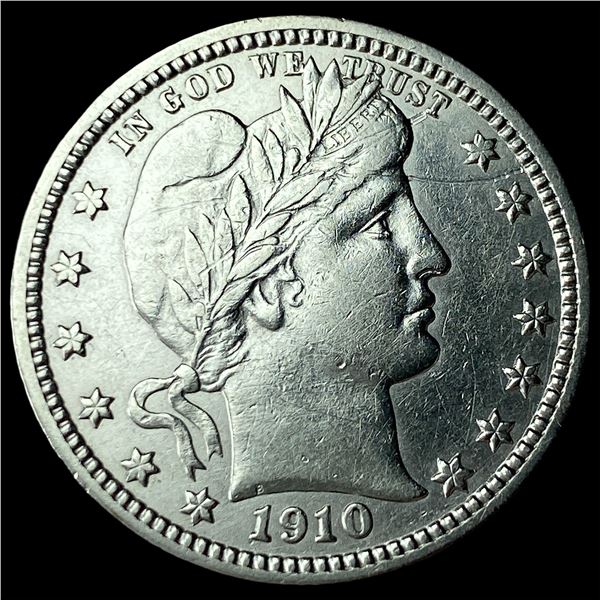 1910 Silver Barber Quarter UNCIRCULATED