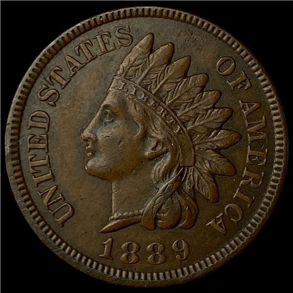 1889 Indian Head Cent CHOICE AU