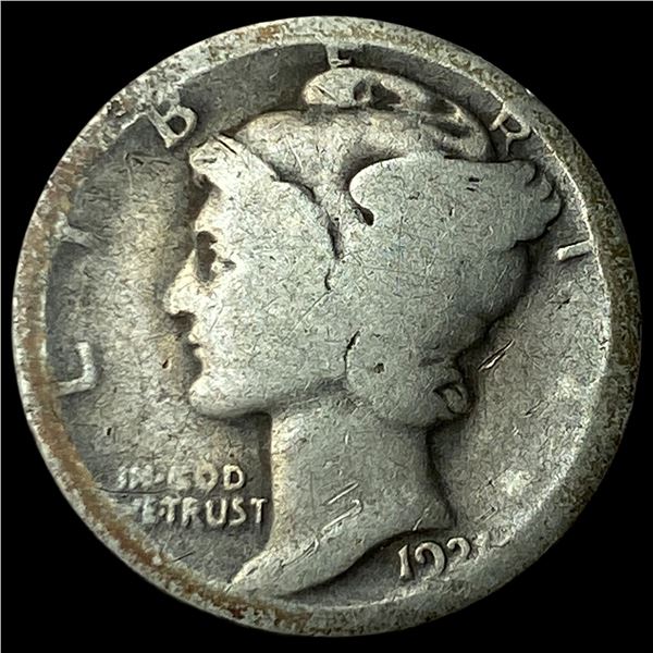 1921 Silver Mercury Dime LIGHTLY CIRCULATED
