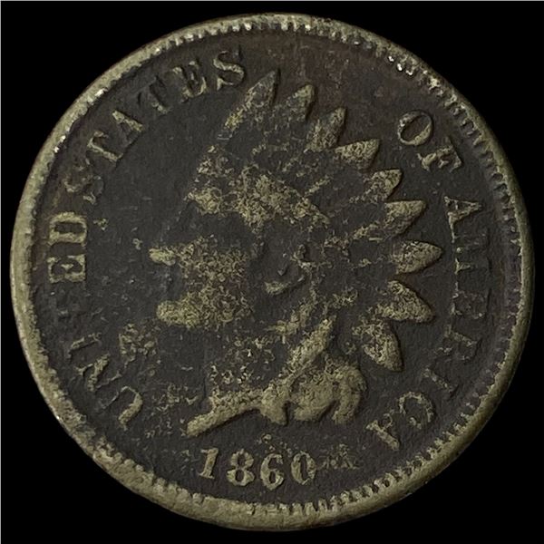 1860 Copper-Nickel Indian Head Cent NEARLY  UNCIRCULATED