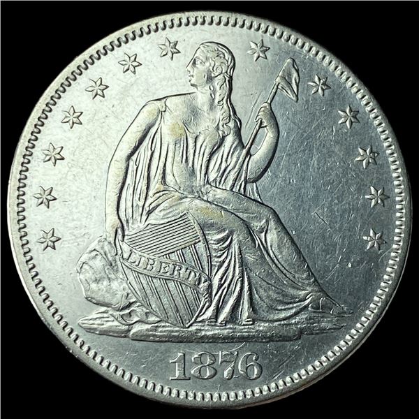 1876 Silver Seated Liberty Half Dollar HIGH GRADE