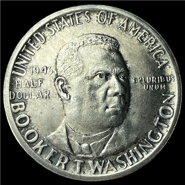 1946 Silver Half Dollar Booker T. Washington  UNCIRCULATED