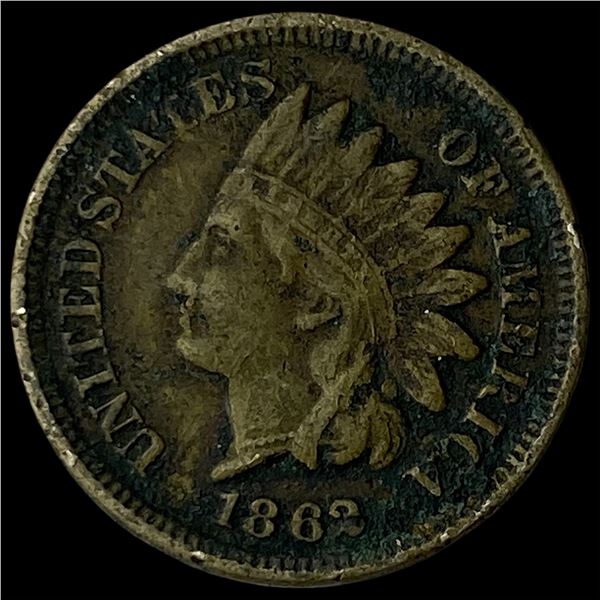 1862 Indian Head Cent NEARLY UNCIRCULATED