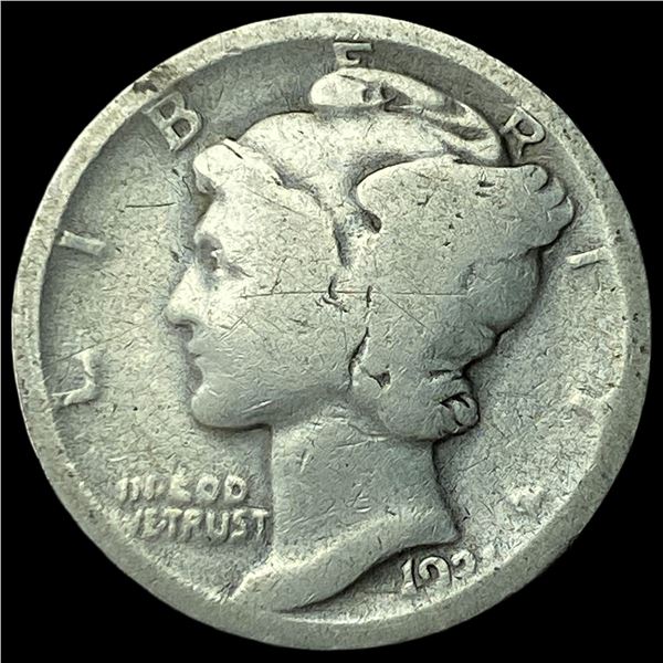 1921 Silver Mercury Dime LIGHTLY CIRCULATED