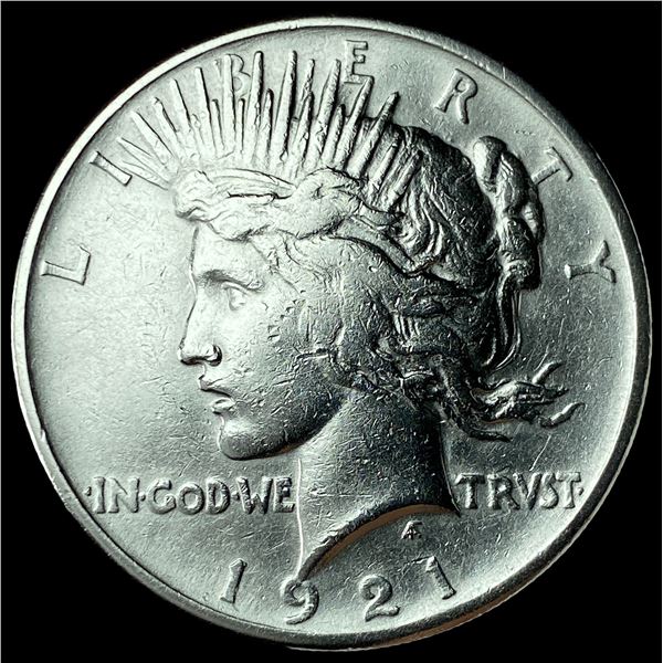 1921 Silver High Relief Peace Dollar UNCIRCULATED