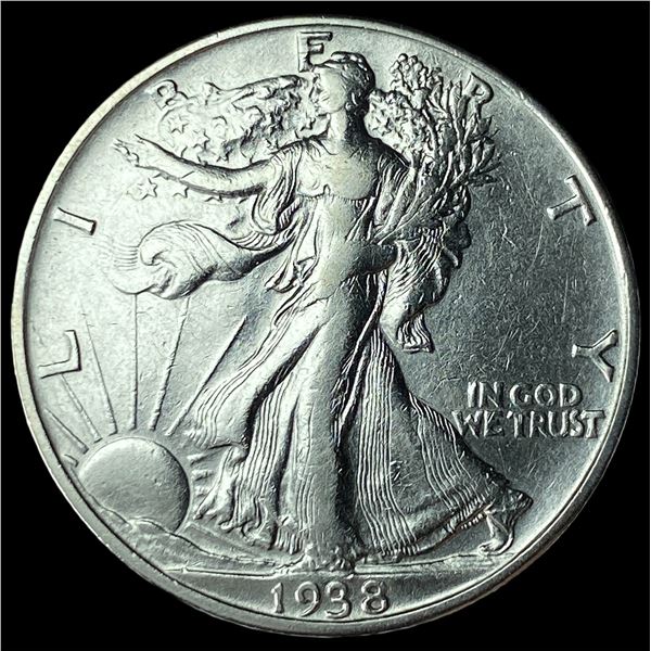 1938-D Silver Walking Liberty Half Dollar  UNCIRCULATED